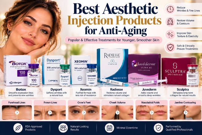 Best aesthetic injection products for anti-aging