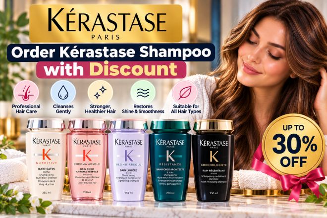 Order Kerastase shampoo with discount