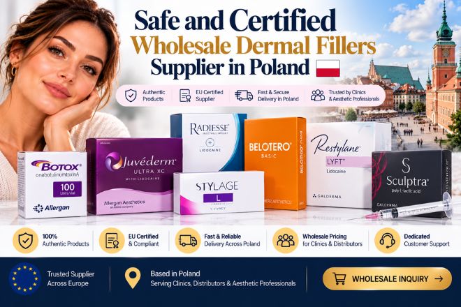 Safe and certified wholesale dermal fillers supplier in Poland