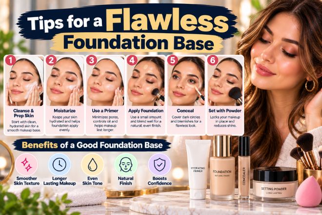 Tips for a flawless foundation base