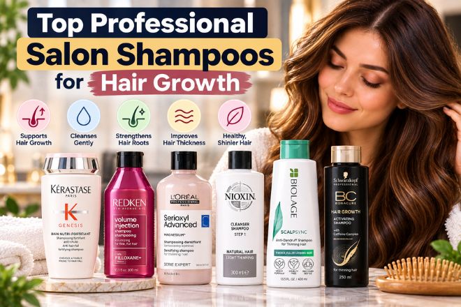 Top professional salon shampoos for hair growth