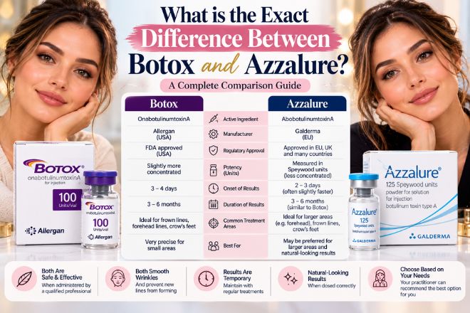What is the exact difference between Botox and Azzalure